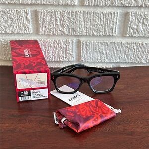 Caddis Black Reading Glasses